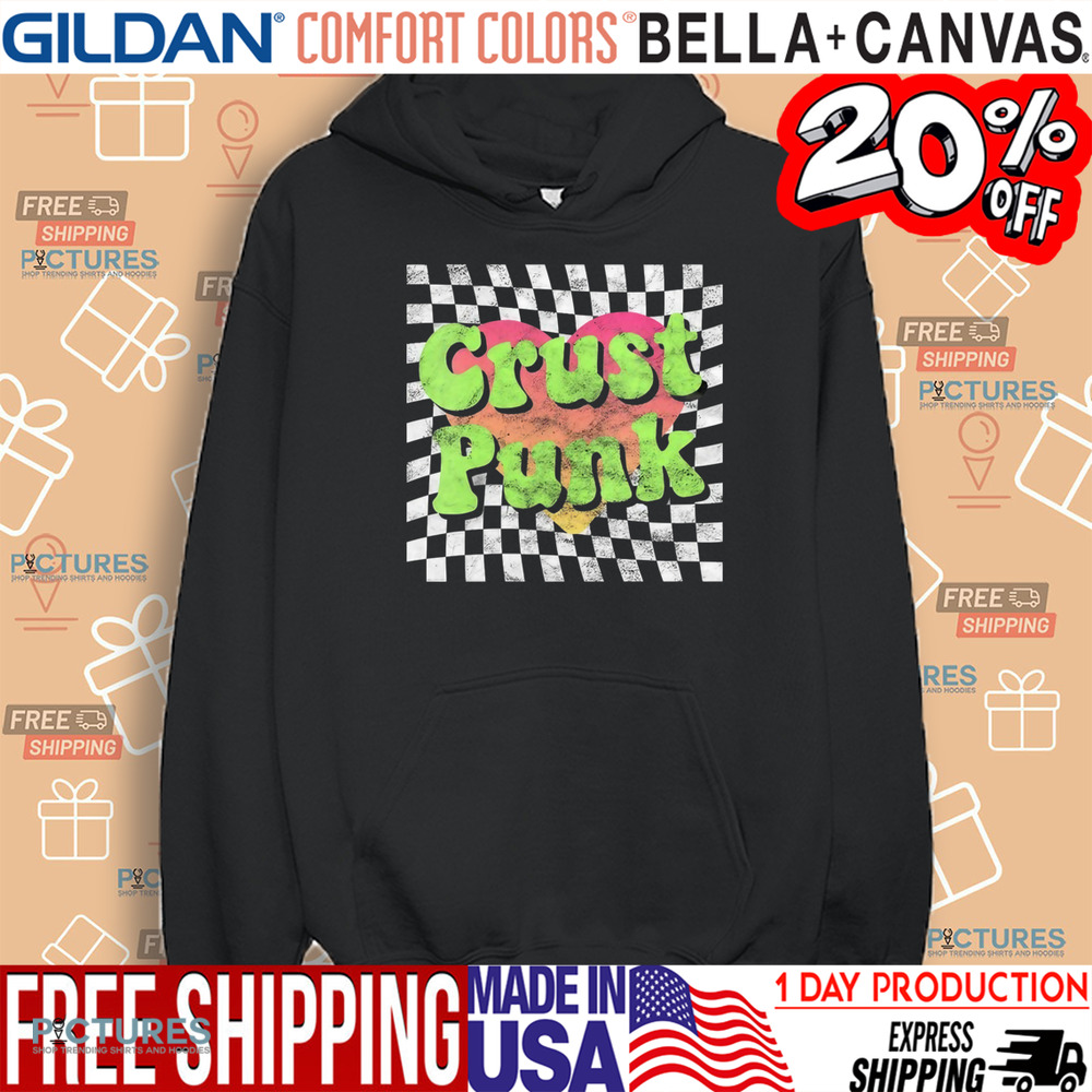 Crust Punk Lover Heart Vintage Retro Shirt Crust Punk Lover Heart Vintage Retro Shirt