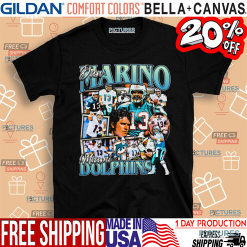 Dan Marino Miami Dolphins Vintage Bootleg Shirt