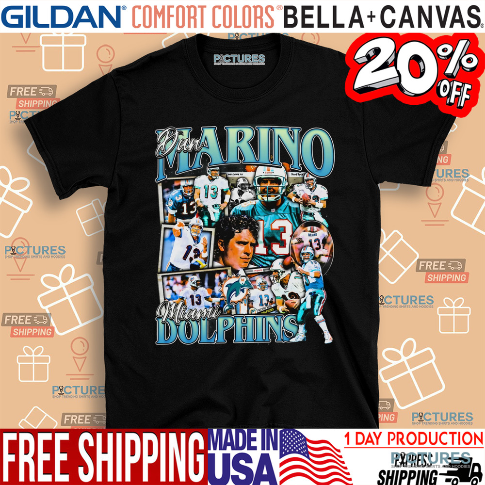 Dan Marino Miami Dolphins Vintage Bootleg Shirt