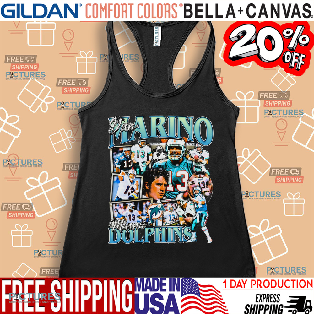 Dan Marino Miami Dolphins Vintage Bootleg Shirt