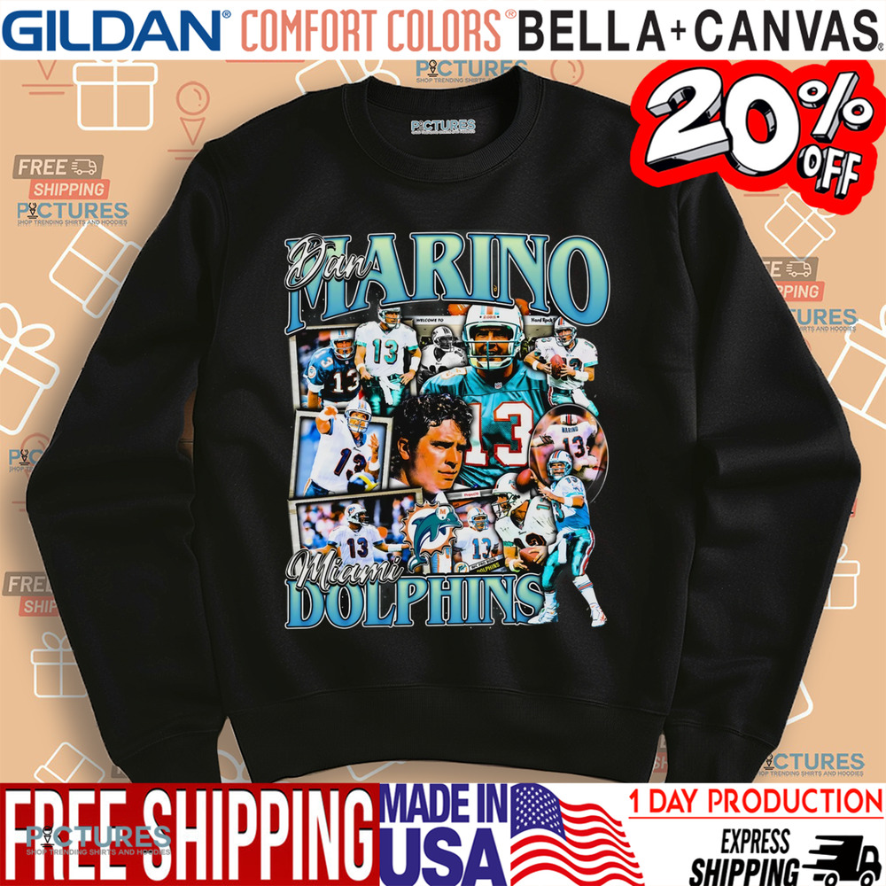 Dan Marino Miami Dolphins Vintage Bootleg Shirt
