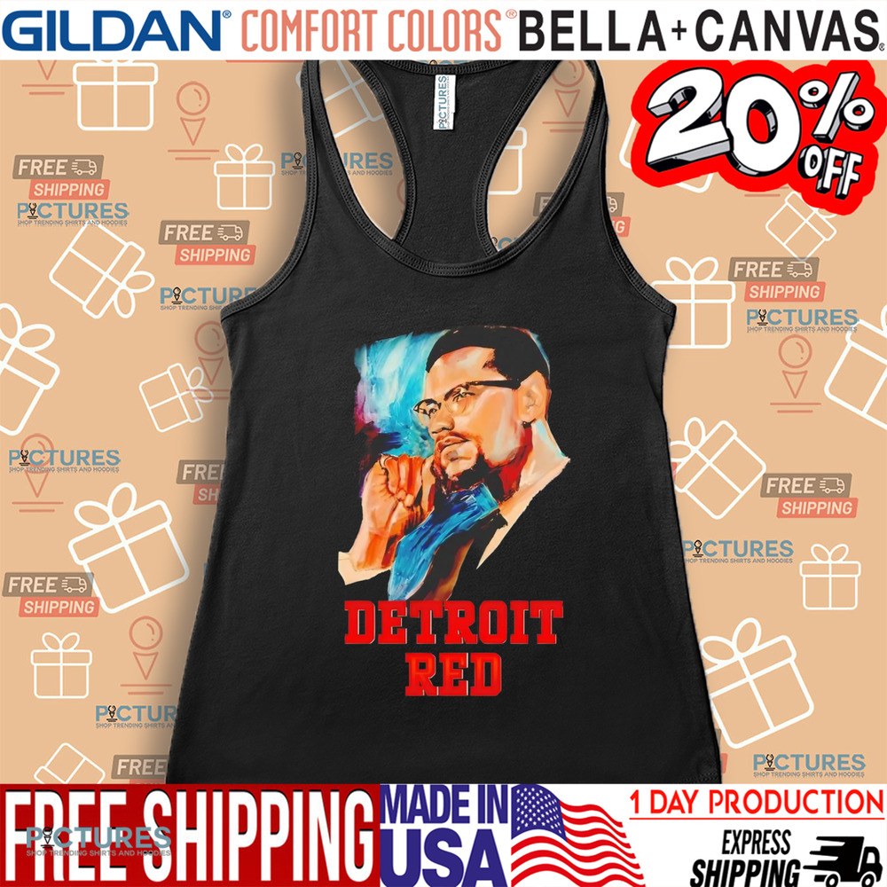 Detroit Red painted portrait Shirt Detroit Red painted portrait Shirt