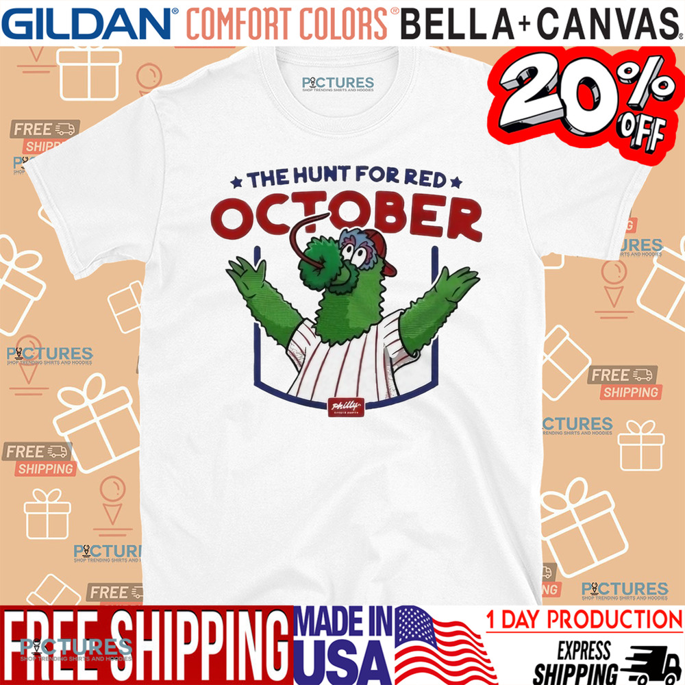 Eagles The Hunt For Red October Phillie Phanatic Mascot Philly Shirt