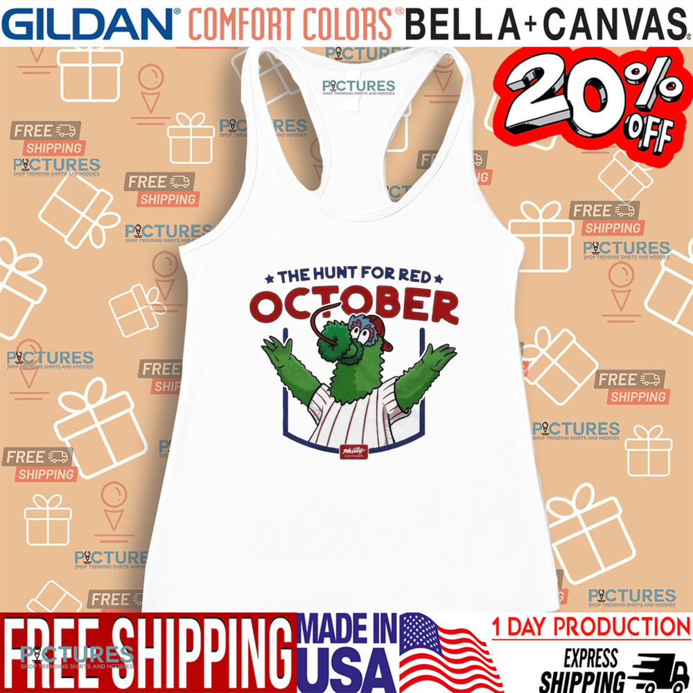 Eagles The Hunt For Red October Phillie Phanatic Mascot Philly Shirt