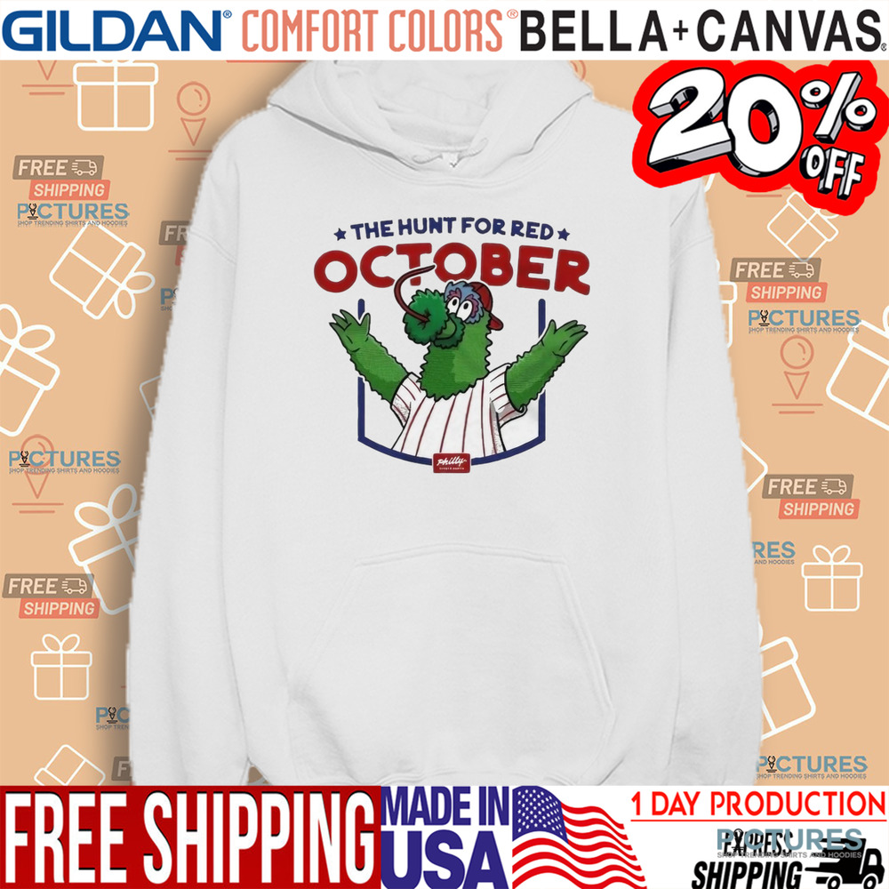 Eagles The Hunt For Red October Phillie Phanatic Mascot Philly Shirt