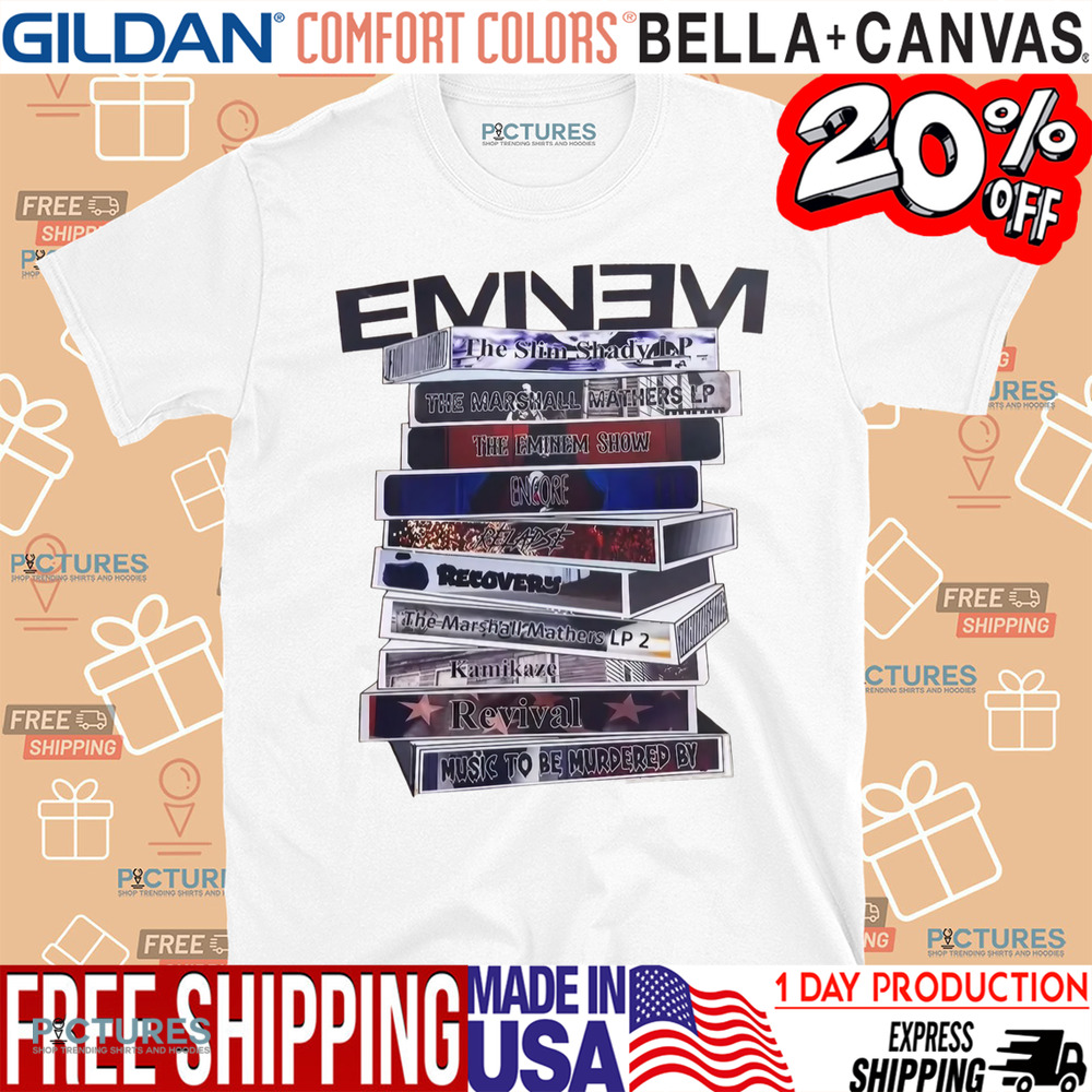 Eminem Album List Shirt