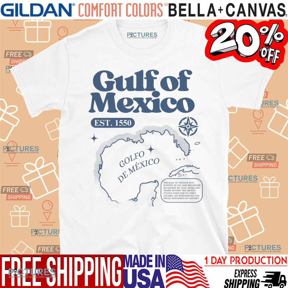 Florida Beach Gulf Of Mexico Est. 1550 Shirt