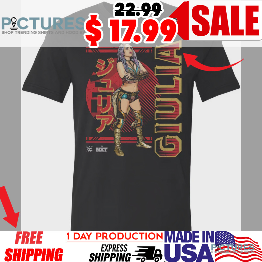Giulia WWE pose vintage shirt
