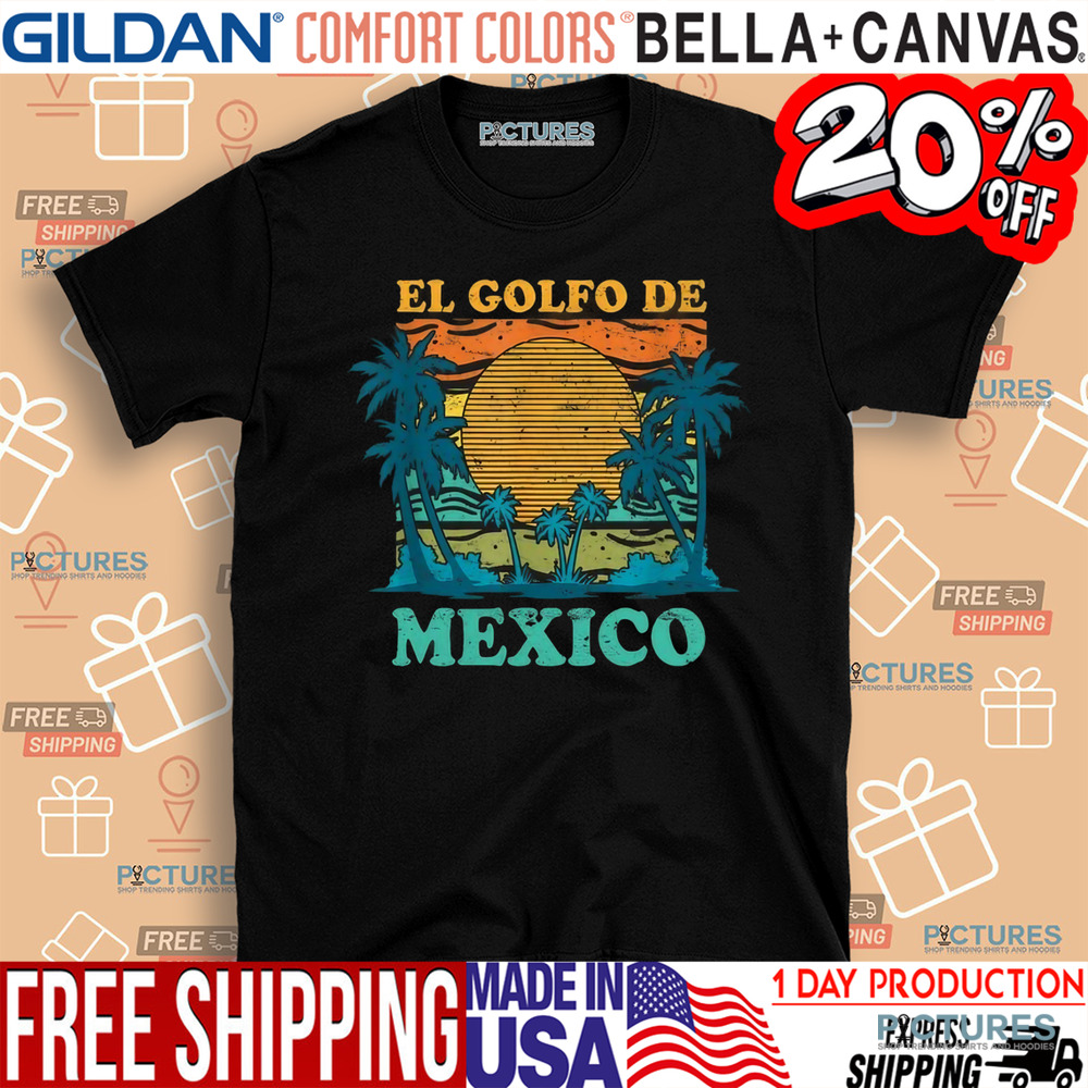 Gulf Of Mexico El Golfo De Mexico Vintage Beach Shirt