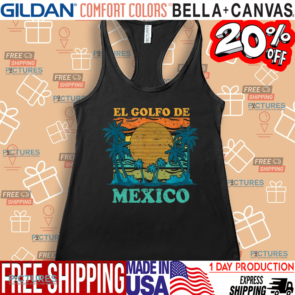Gulf Of Mexico El Golfo De Mexico Vintage Beach Shirt