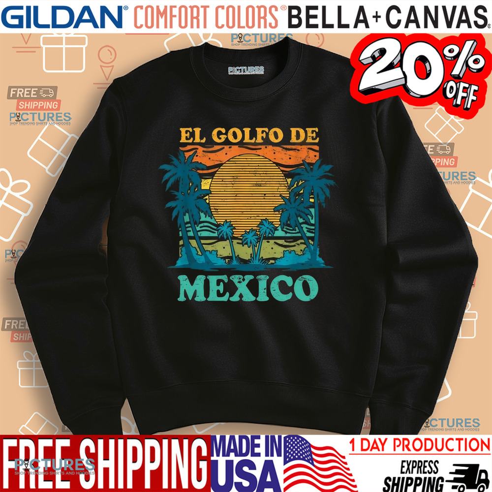 Gulf Of Mexico El Golfo De Mexico Vintage Beach Shirt