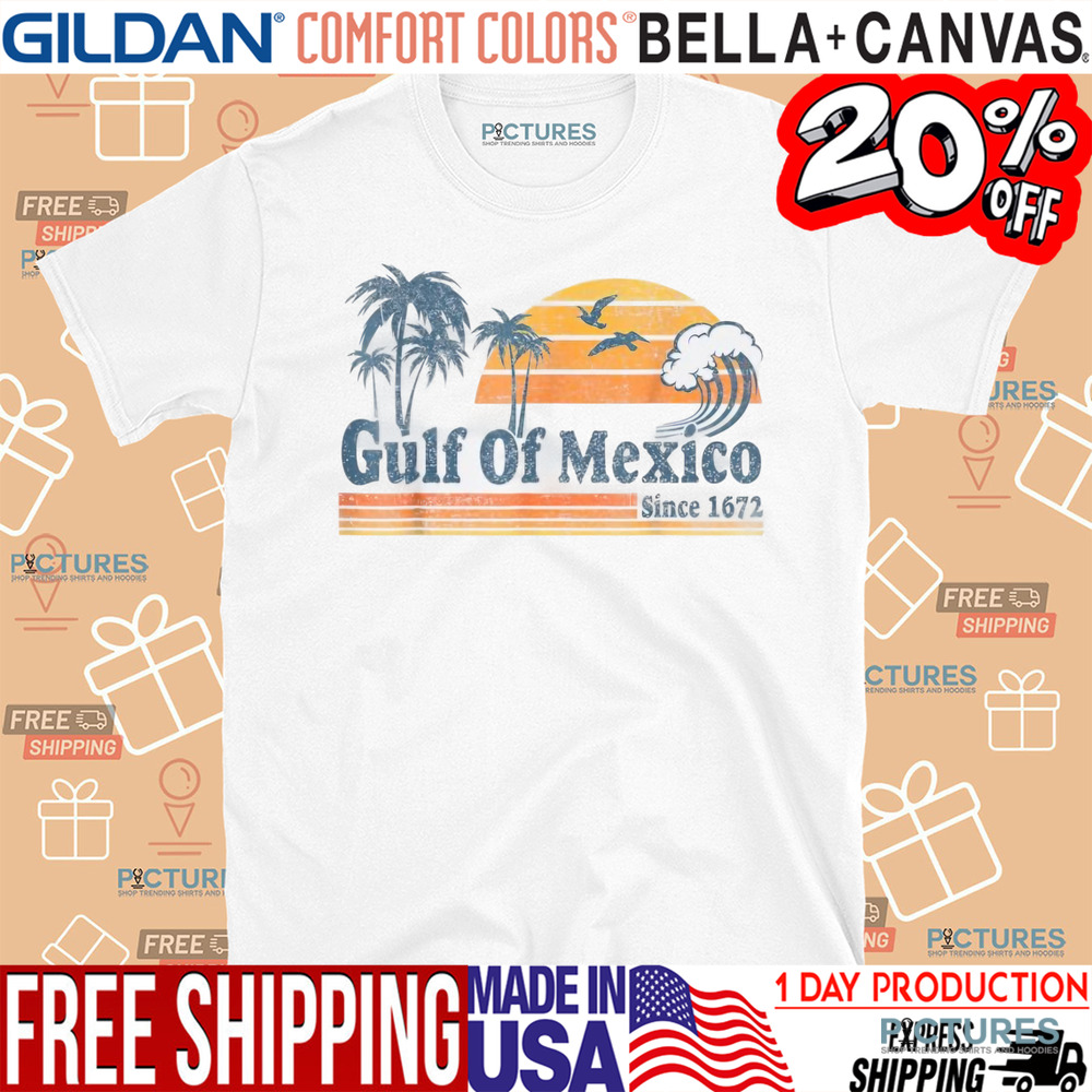 Gulf Of Mexico Since 1672 Stripe Shirt