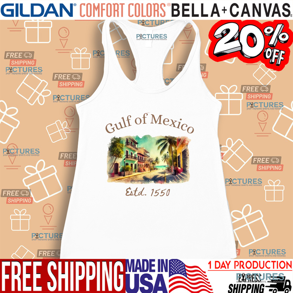 Gulf of Mexico Est 1550 Gulf Coast Historical Gulf of Mexico Shirt