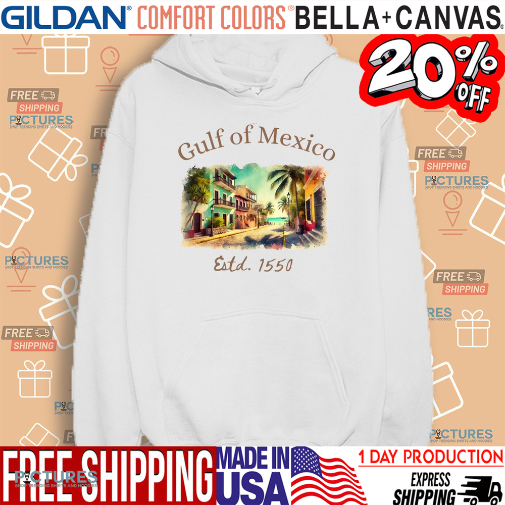 Gulf of Mexico Est 1550 Gulf Coast Historical Gulf of Mexico Shirt