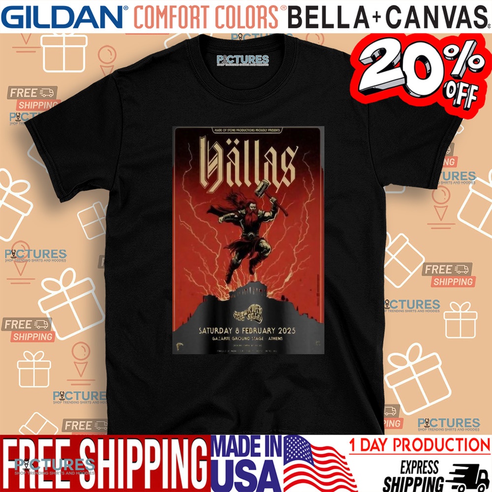 Hallas 8 February 2025 Gazarte Ground Stage Athens Event Shirt