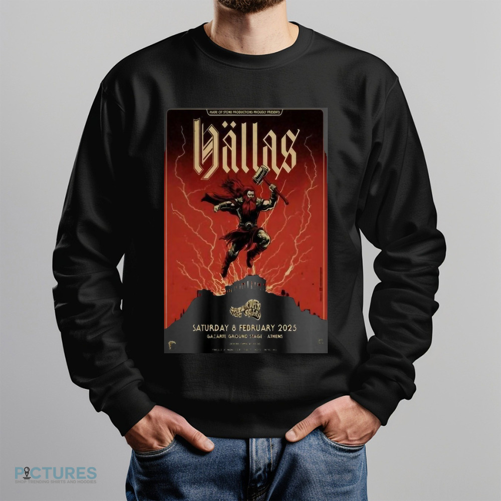 Hallas 8 February 2025 Gazarte Ground Stage Athens Event Shirt