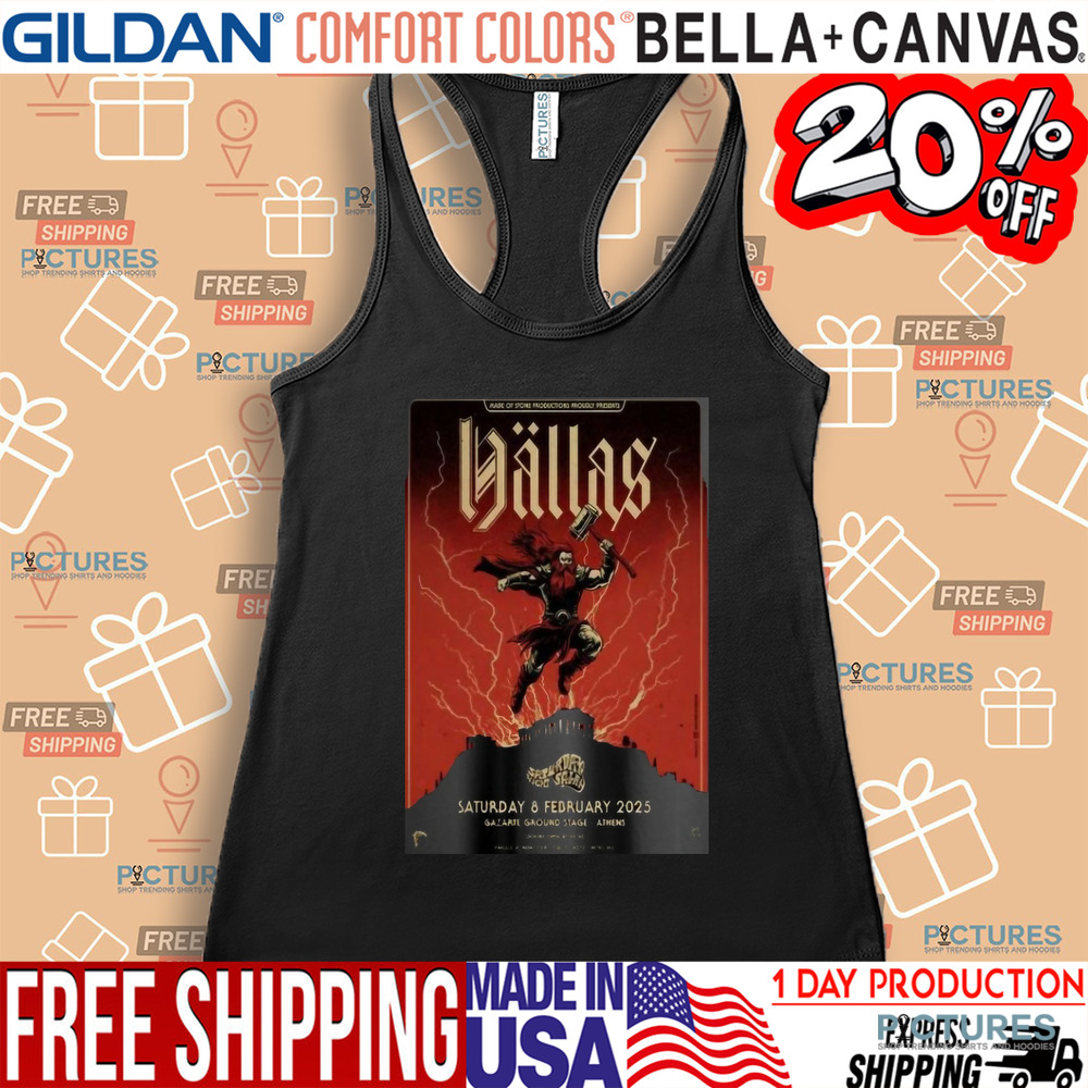 Hallas 8 February 2025 Gazarte Ground Stage Athens Event Shirt