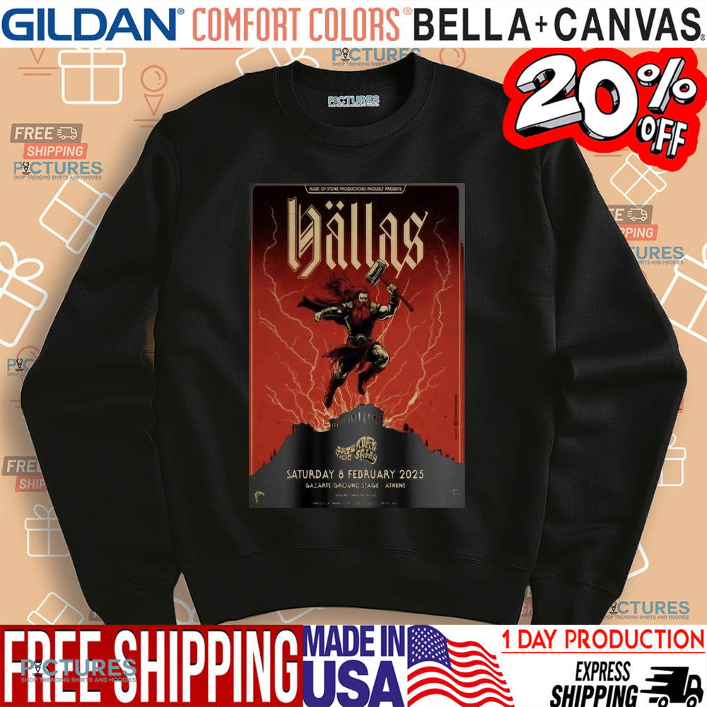 Hallas 8 February 2025 Gazarte Ground Stage Athens Event Shirt