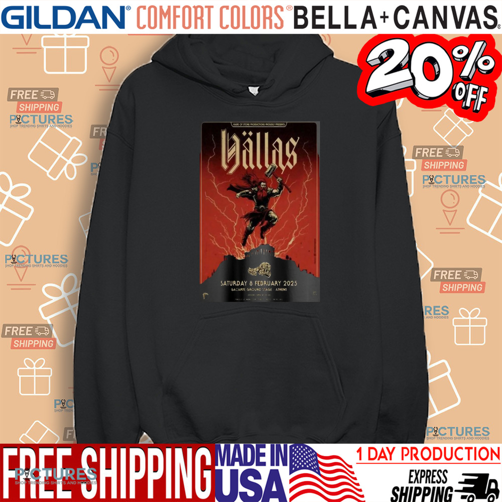 Hallas 8 February 2025 Gazarte Ground Stage Athens Event Shirt