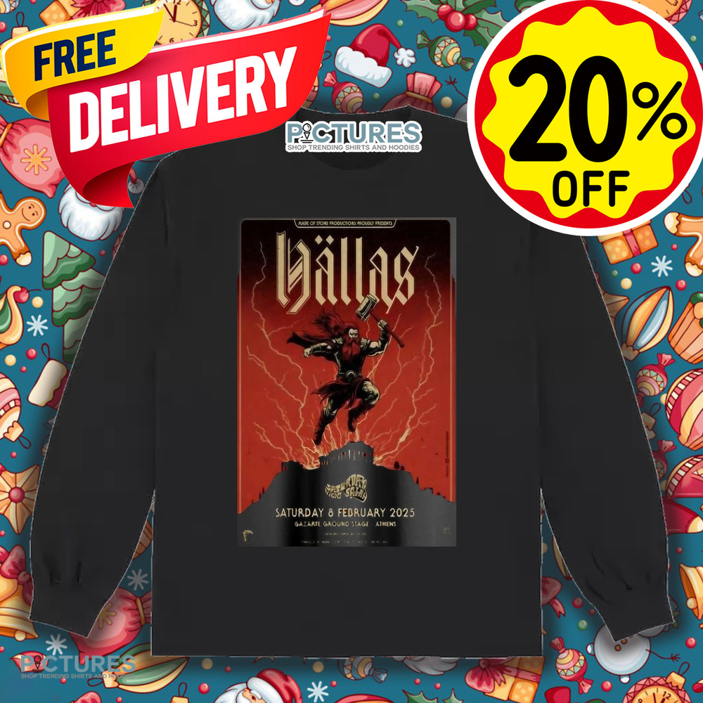 Hallas 8 February 2025 Gazarte Ground Stage Athens Event Shirt