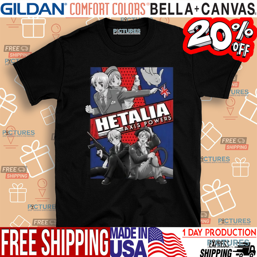 Hetalia England Sealand And America Anime Shirt
