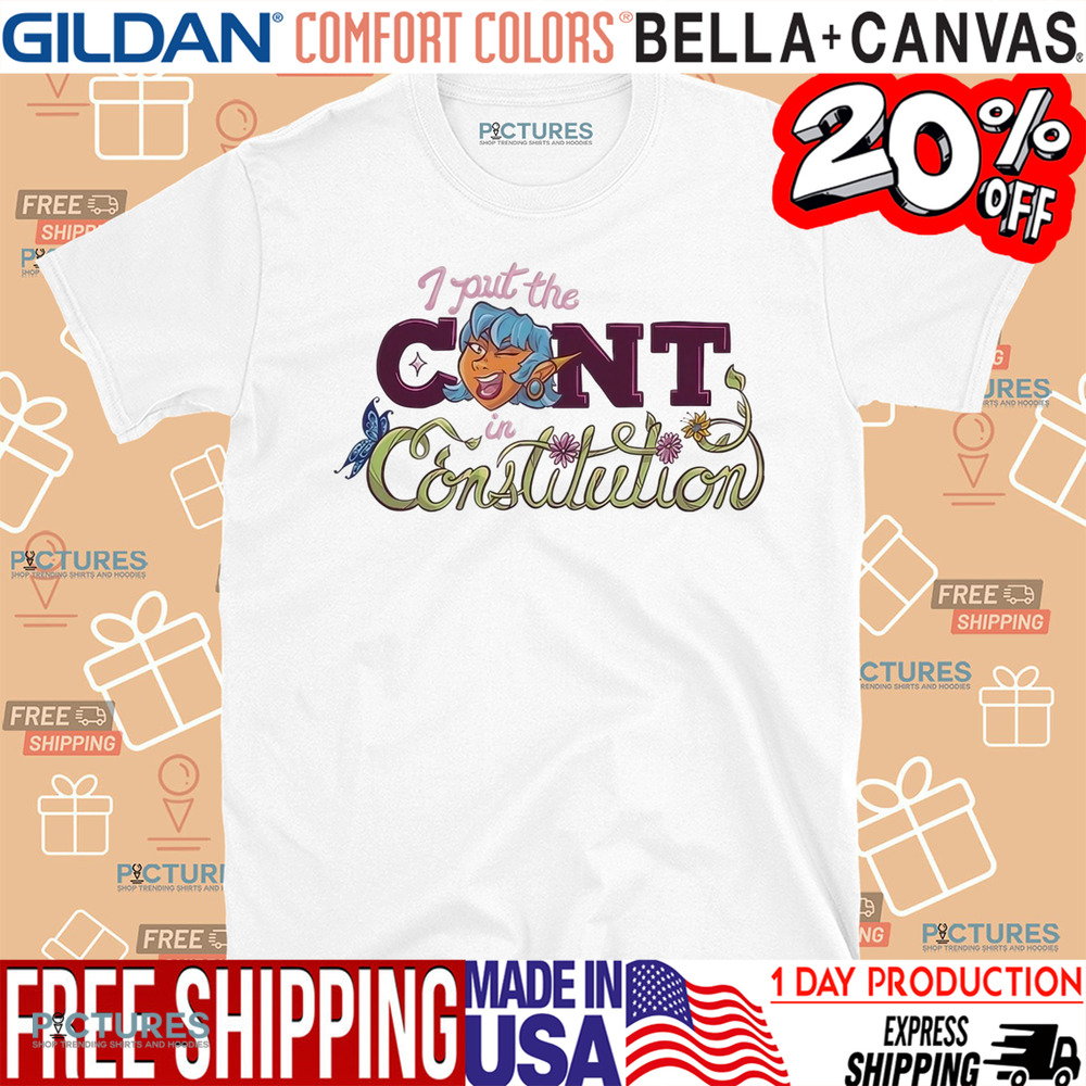 I Put the Cont in Constitution Shirt