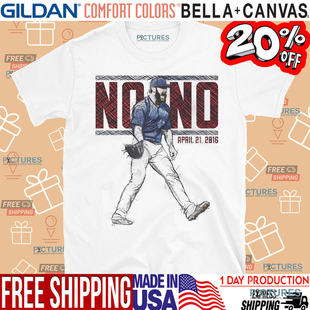 Jake Arrieta Chicago Cubs NoNo paint shirt