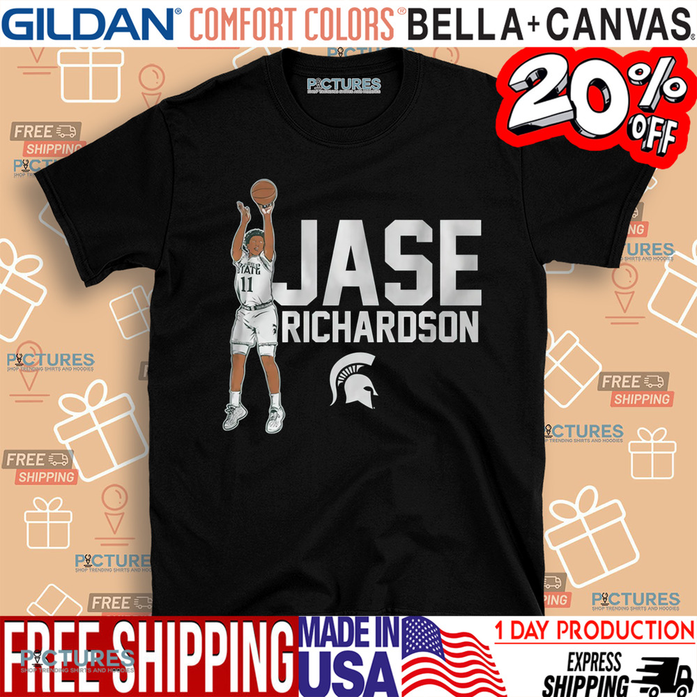 Jase Richardson Michigan State Spartans Basketball Shirt