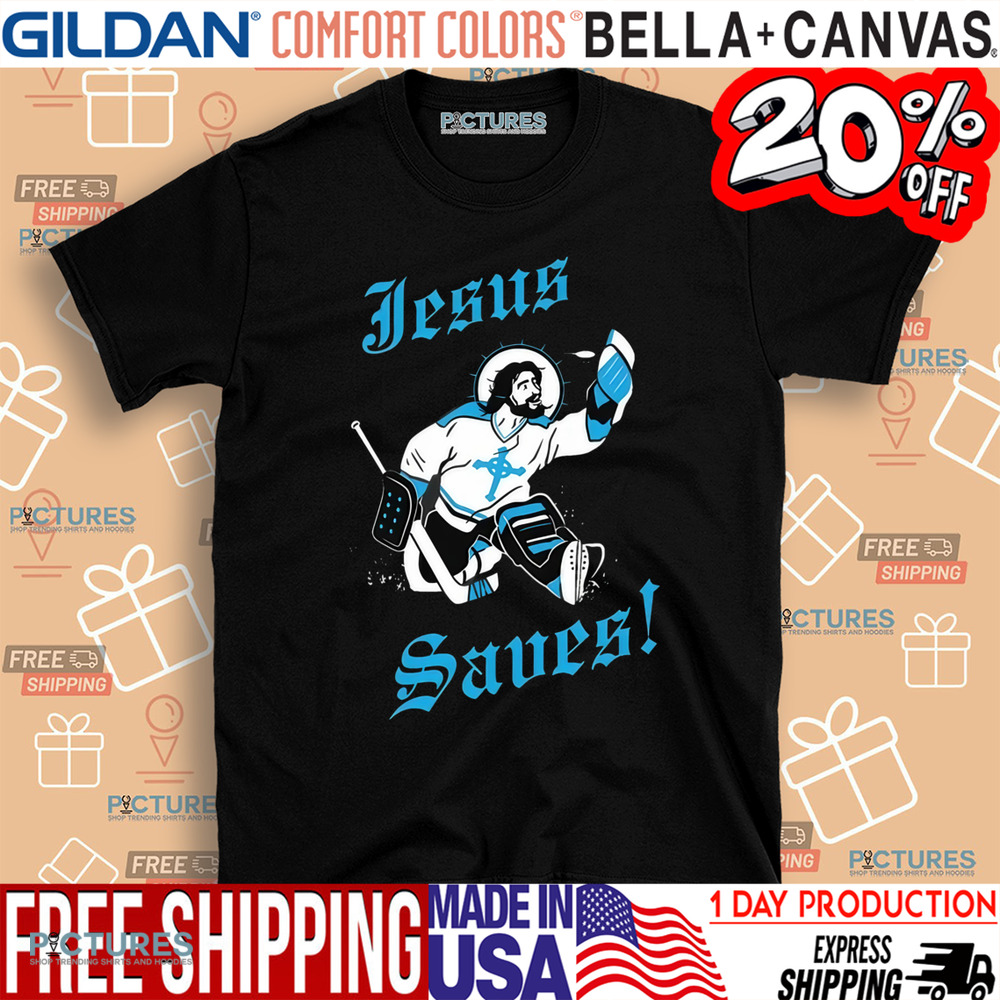 Jesus saves hockey shirt