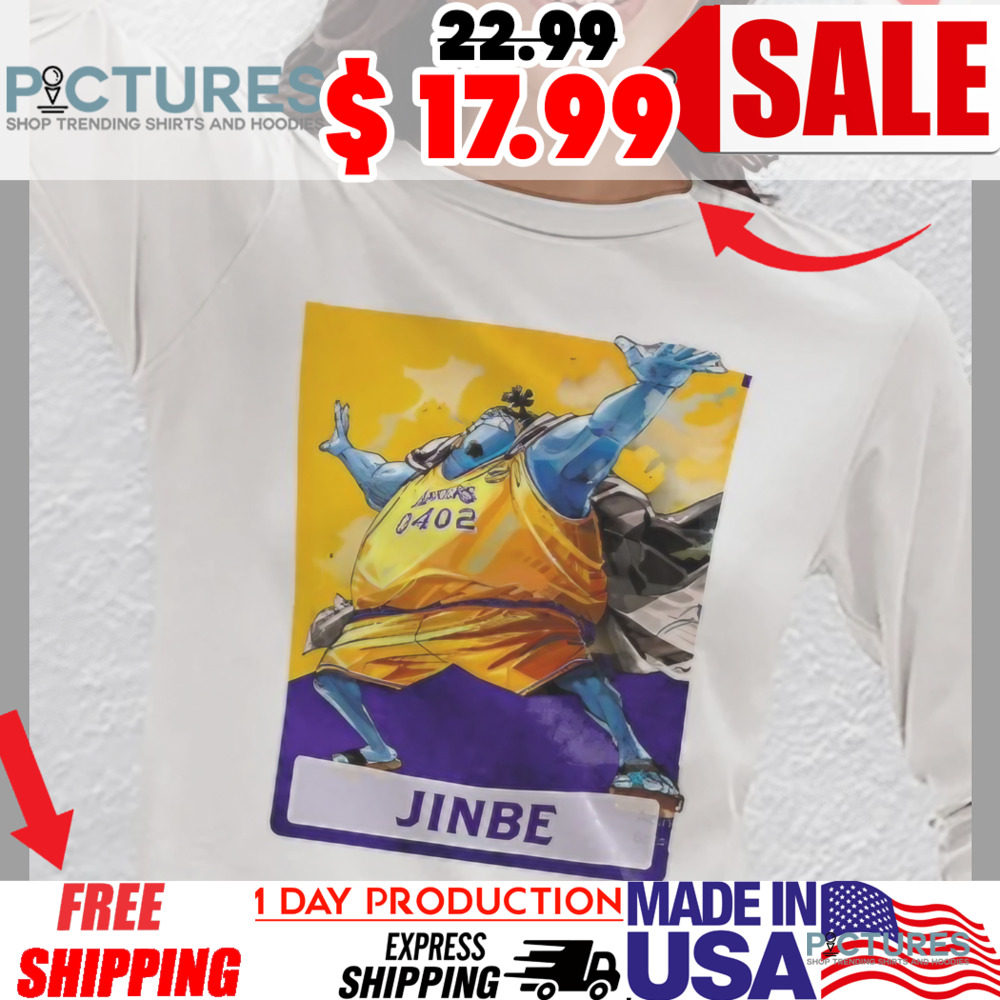 Jinbe Los Angeles Lakers x One Piece shirt