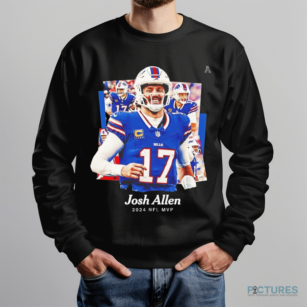 Josh Allen 2024 NFL MVP Buffalo Bills player football shirt Josh Allen 2024 NFL MVP Buffalo Bills player football shirt