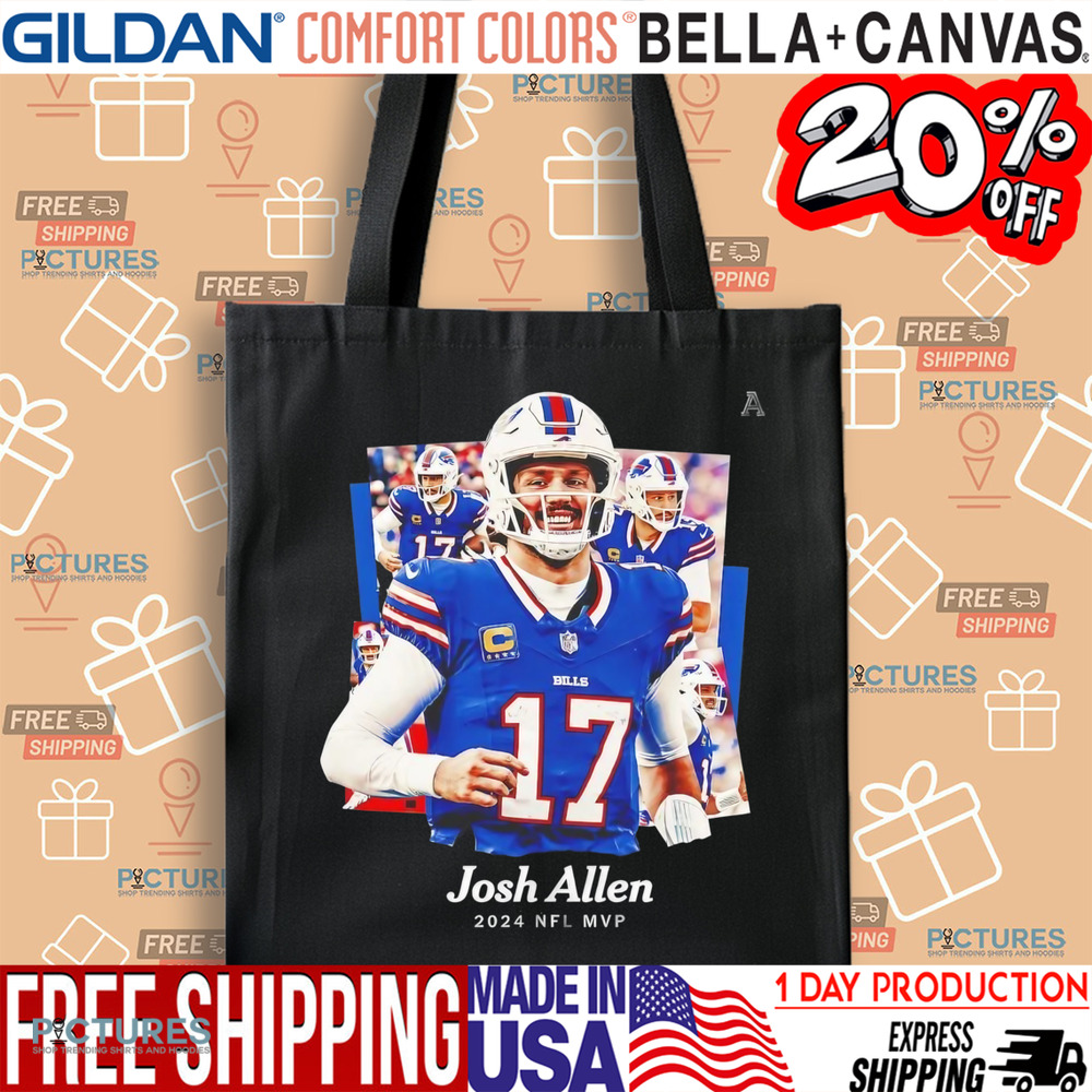 Josh Allen 2024 NFL MVP Buffalo Bills player football shirt Josh Allen 2024 NFL MVP Buffalo Bills player football shirt
