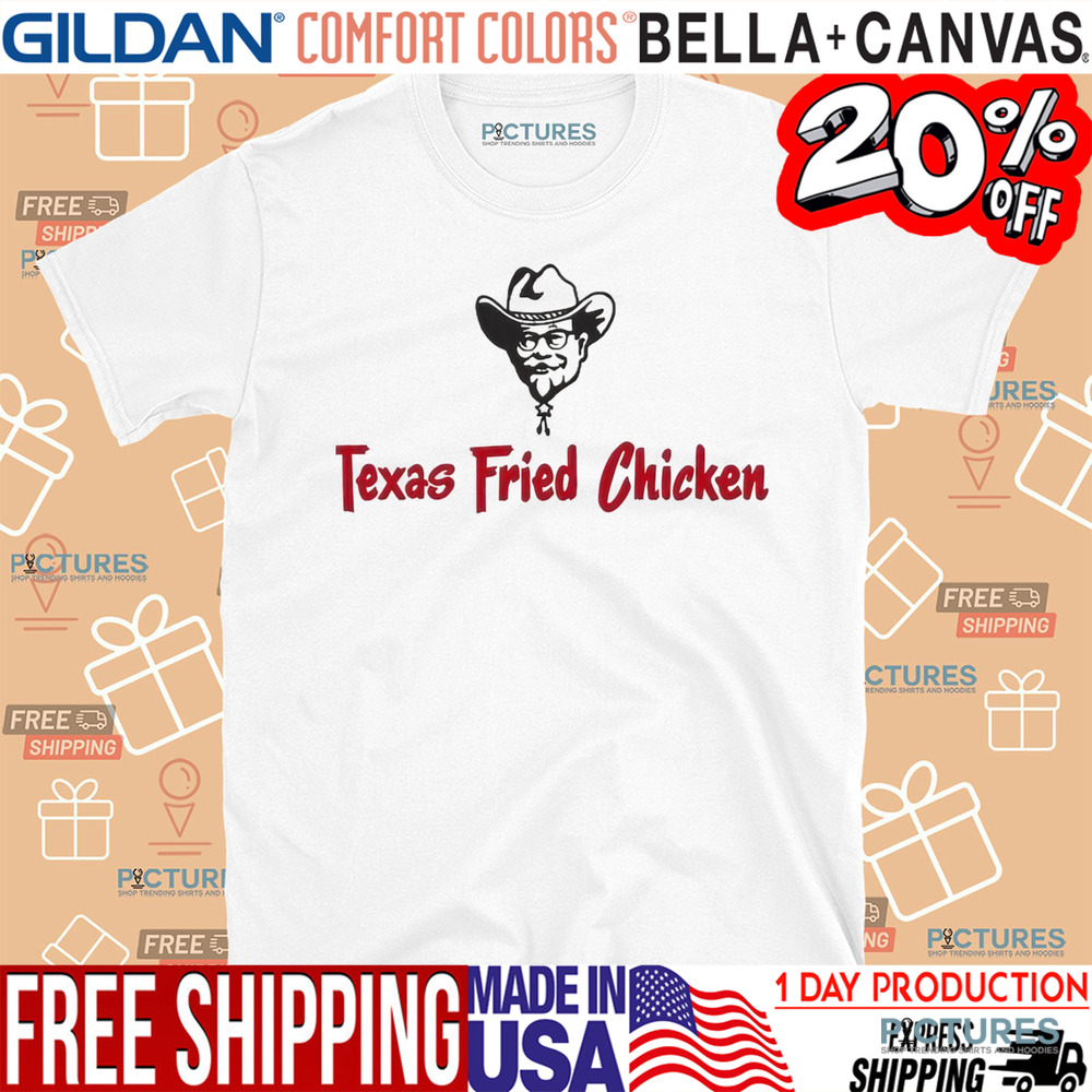 KFC Texas Fried Chicken Kentucky Fried Chicken Colonel Sanders Shirt