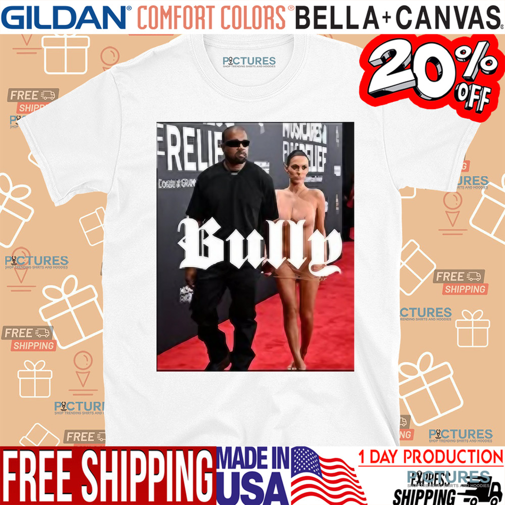 Kanye West Bianca Censori Reportedly Kicked Out Of Grammys After Showing Up Uninvited Shirt Bully Prototype Shirt