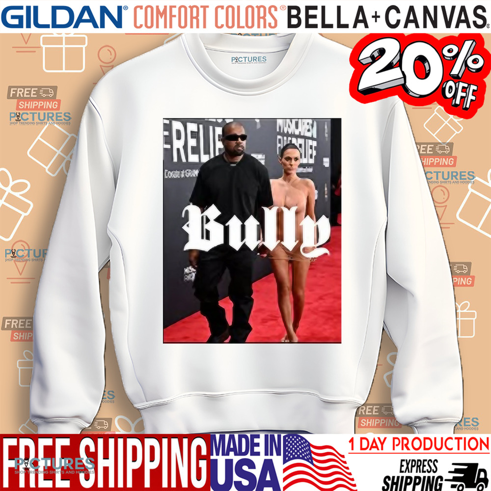 Kanye West Bianca Censori Reportedly Kicked Out Of Grammys After Showing Up Uninvited Shirt Bully Prototype Shirt