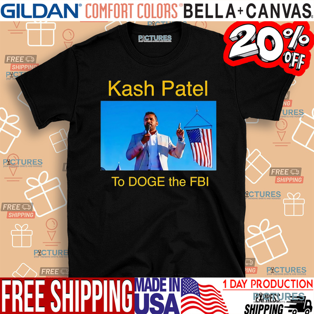Kash Patel Το Doge The Fbi shirt