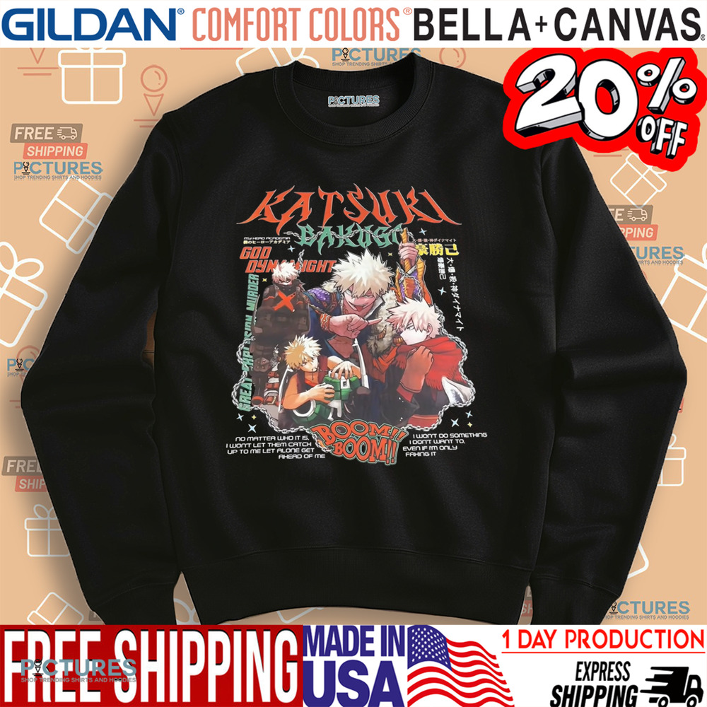 Katsuki Bakugo MHA Shirt Katsuki Bakugo MHA Shirt