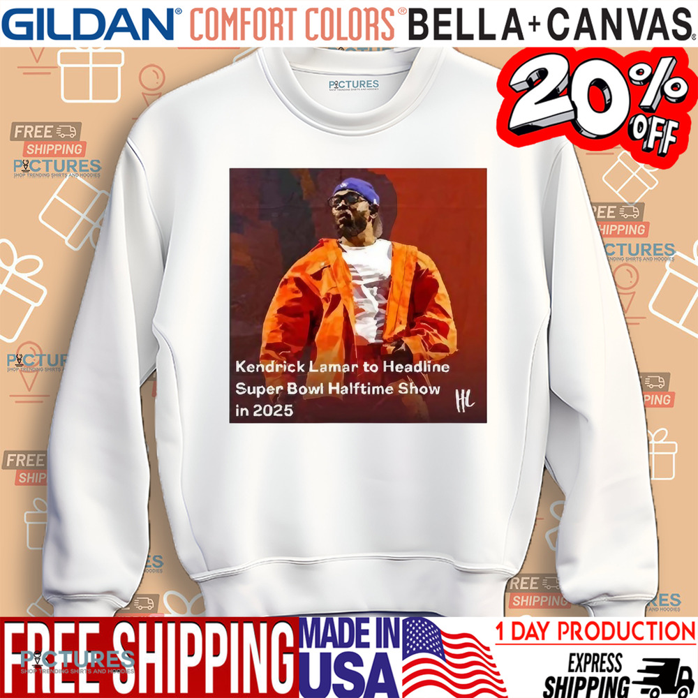 Kendrick Lamar Grammy Winner To Headline The Apple Music Super Bowl Halftime Show 2025 Shirt