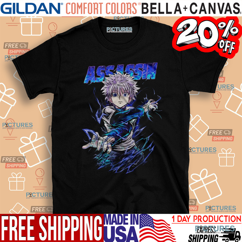 Killua Zoldyck AssAssin Hunter x Hunter Anime Shirt