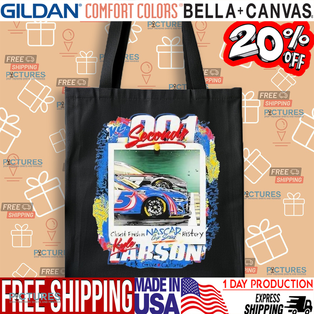 Kyle Larson There Is No Place Like Kansas Closest Finish In Nascar History Grove California Shirt
