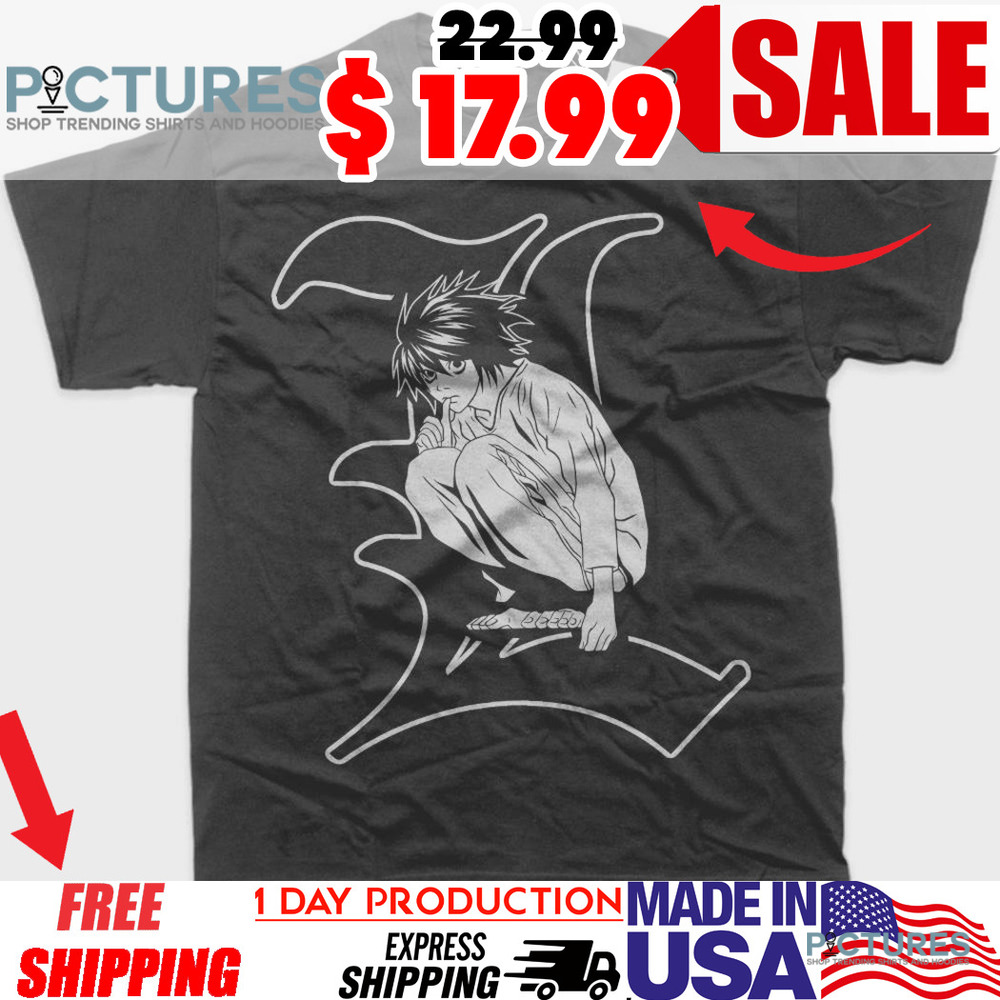 L Death Note Anime Shirt
