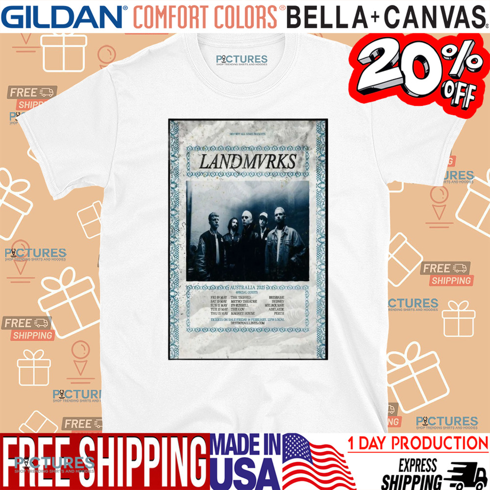 Landmvrks Australia Tour 2025 Poster Shirt