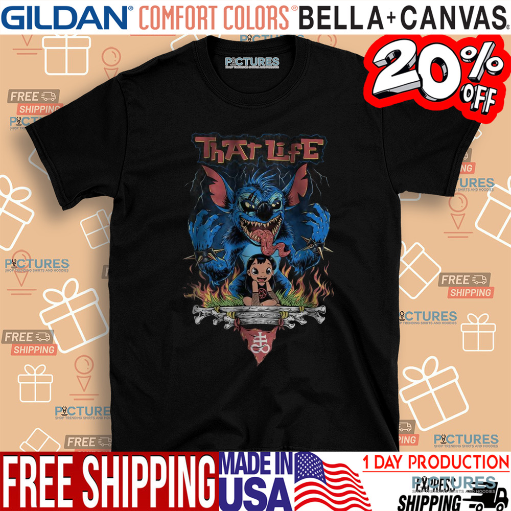 Lilo and Stitch That's Life Animated Shirt