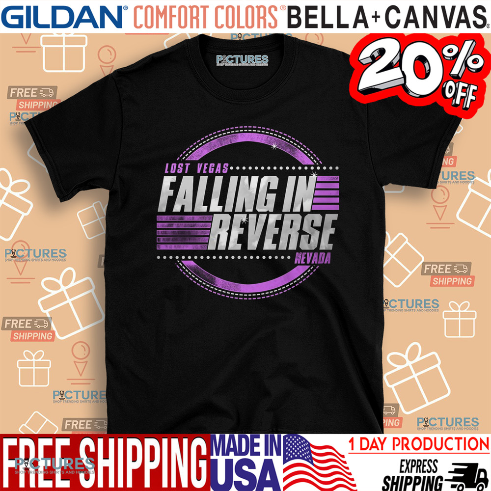 Lost Vegas falling in reverse nevada shirt