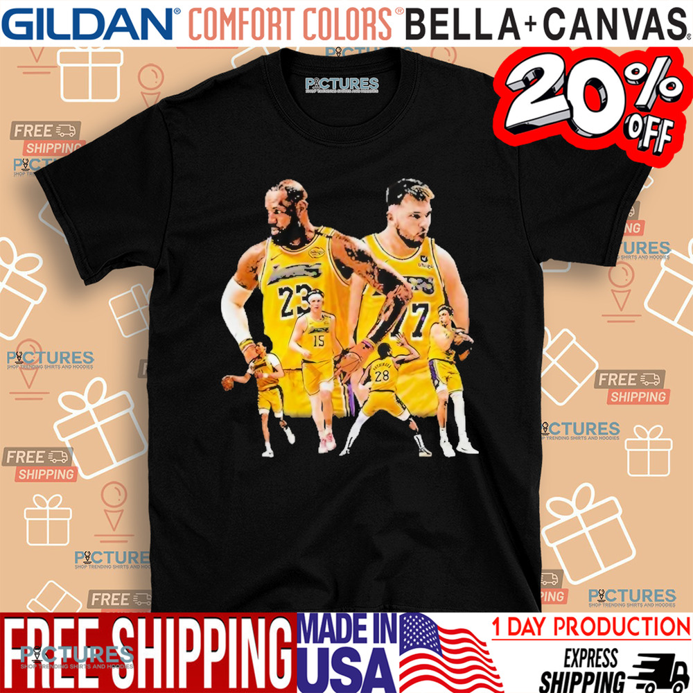 Luka Doncic LeBron Los Angeles Lakers Shirt