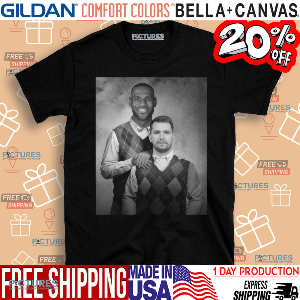 Luka Doncic and Lebron James Step Brothers Shirt