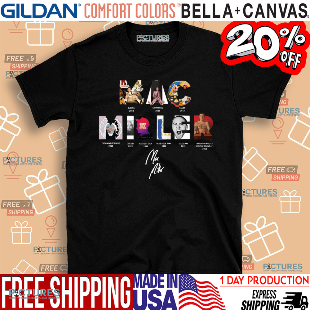 Mac Miller Album With Sign Graphic Shirt