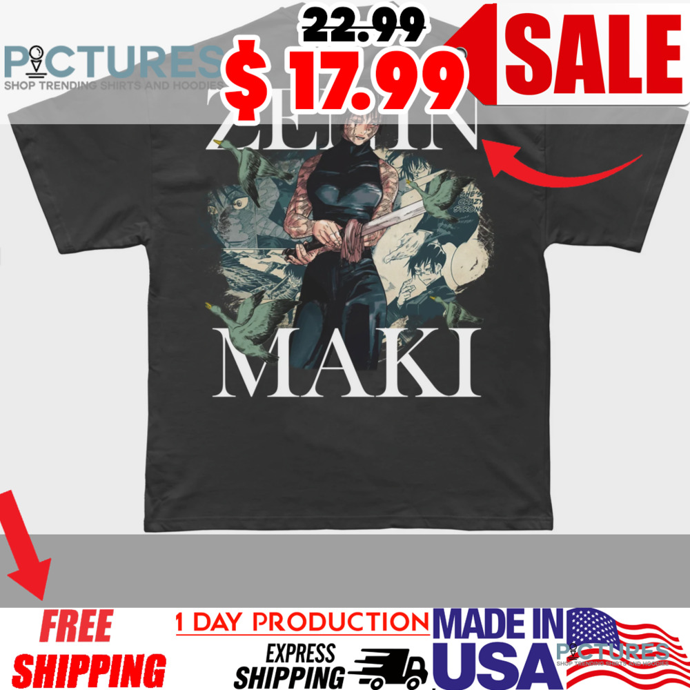 Maki Zenin Jujutsu Kaisen Manga Shirt