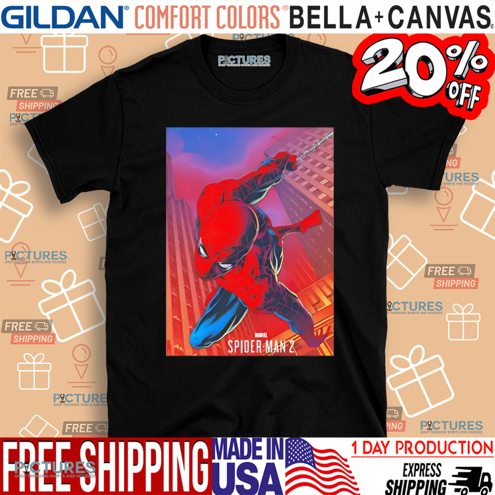 Marvel Spider Man leap shirt