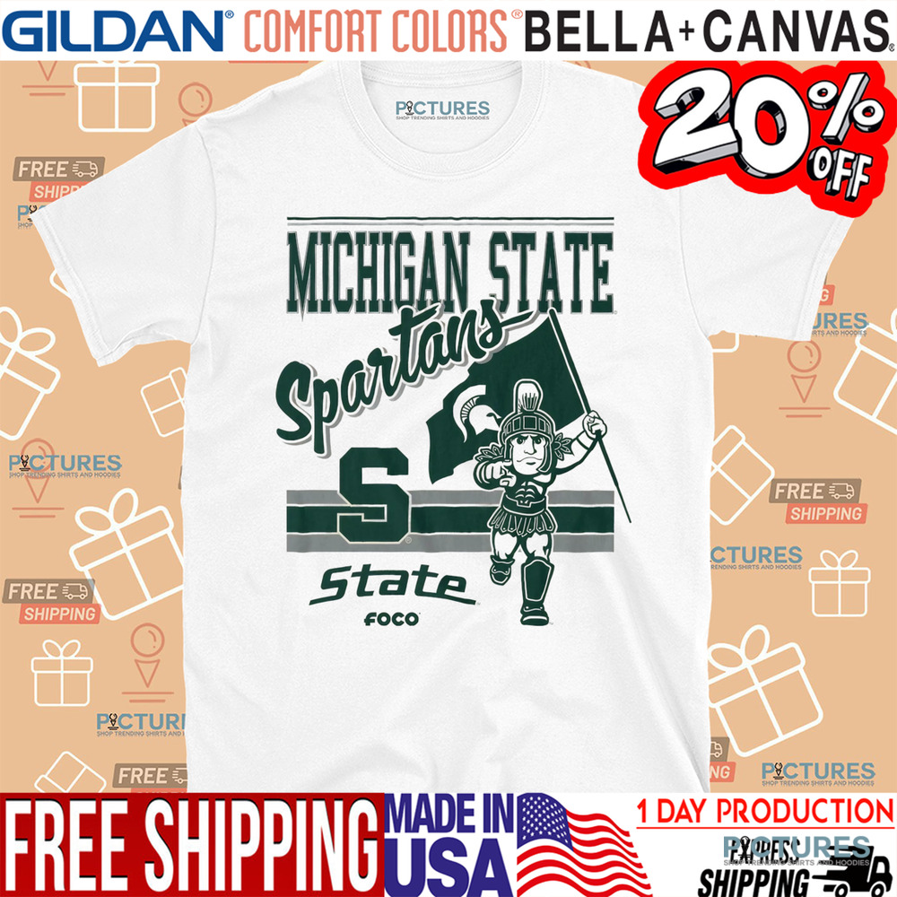 Michigan State Spartans Logo Mascot Shirt